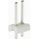 TE Connectivity MTA-156 Series Right Angle Through Hole Pin Header, 4 Contact(s), 3.96mm Pitch, 1 Row(s), Unshrouded