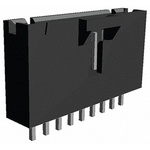 TE Connectivity AMPMODU MTE Series Straight Through Hole PCB Header, 9 Contact(s), 2.54mm Pitch, 1 Row(s), Shrouded