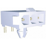 TE Connectivity Mini-Universal MATE-N-LOK Series Right Angle Through Hole PCB Header, 3 Contact(s), 4.14mm Pitch, 1