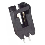 TE Connectivity AMPMODU MTE Series Straight Through Hole PCB Header, 2 Contact(s), 2.54mm Pitch, 1 Row(s), Shrouded