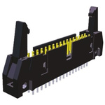 TE Connectivity AMP-LATCH Series Straight Through Hole PCB Header, 34 Contact(s), 2.54mm Pitch, 2 Row(s), Shrouded