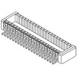Molex SlimStack Series Straight Surface Mount PCB Header, 50 Contact(s), 0.5mm Pitch, 2 Row(s), Shrouded