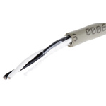 Alpha Wire Twisted Pair Data Cable, 1 Pairs, 0.35 mm², 2 Cores, 22 AWG, Unscreened, 50m, Grey Sheath