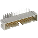 Harting SEK 18 Series Right Angle Through Hole PCB Header, 26 Contact(s), 2.54mm Pitch, 2 Row(s), Shrouded