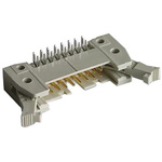 Harting SEK 18 Series Right Angle Through Hole PCB Header, 16 Contact(s), 2.54mm Pitch, 2 Row(s), Shrouded