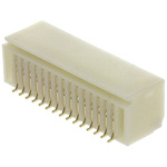 JST SHD Series Right Angle Surface Mount PCB Header, 30 Contact(s), 1.0mm Pitch, Shrouded