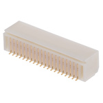 JST SHD Series Right Angle Surface Mount PCB Header, 40 Contact(s), 1.0mm Pitch, Shrouded