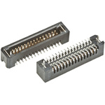 Samtec TFM Series Straight Surface Mount PCB Header, 10 Contact(s), 1.27mm Pitch, 2 Row(s), Shrouded