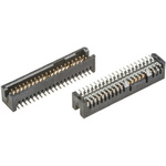 Samtec TFML Series Straight Surface Mount PCB Header, 40 Contact(s), 1.27mm Pitch, 2 Row(s), Shrouded
