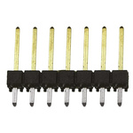 Samtec TSW Series Straight Through Hole Pin Header, 7 Contact(s), 2.54mm Pitch, 1 Row(s), Unshrouded