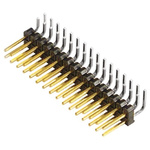 Samtec TSW Series Right Angle Through Hole Pin Header, 32 Contact(s), 2.54mm Pitch, 2 Row(s), Unshrouded