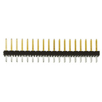 Samtec TSW Series Straight Through Hole Pin Header, 36 Contact(s), 2.54mm Pitch, 2 Row(s), Unshrouded