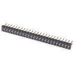 Samtec TSW Series Straight Through Hole Pin Header, 50 Contact(s), 2.54mm Pitch, 2 Row(s), Unshrouded