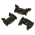 Wurth Elektronik WR-BHD Series Straight Through Hole PCB Header, 10 Contact(s), 2.54mm Pitch, 2 Row(s), Shrouded