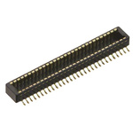 Hirose DF40 Series Straight Surface Mount PCB Header, 60 Contact(s), 0.4mm Pitch, 2 Row(s), Shrouded