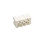 JST XAD Series Straight Through Hole PCB Header, 12 Contact(s), 2.5mm Pitch, 2 Row(s), Shrouded