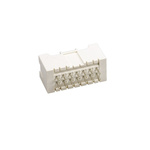 JST XAD Series Straight Through Hole PCB Header, 14 Contact(s), 2.5mm Pitch, 2 Row(s), Shrouded