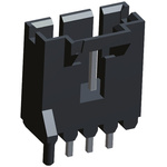TE Connectivity AMPMODU MTE Series Straight Through Hole PCB Header, 4 Contact(s), 2.54mm Pitch, 1 Row(s), Shrouded