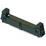 Samtec EHF Series Straight Through Hole PCB Header, 16 Contact(s), 1.27mm Pitch, 2 Row(s), Shrouded