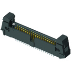 Samtec EHF Series Straight Through Hole PCB Header, 34 Contact(s), 1.27mm Pitch, 2 Row(s), Shrouded