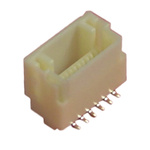 JST NSH Series Straight Surface Mount PCB Header, 6 Contact(s), 1.0mm Pitch, 1 Row(s), Shrouded