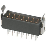HARWIN Datamate L-Tek Series Straight Through Hole PCB Header, 18 Contact(s), 2.0mm Pitch, 2 Row(s), Shrouded