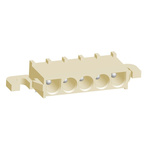 TE Connectivity Universal MATE-N-LOK Series Right Angle Through Hole PCB Header, 5 Contact(s), 6.35mm Pitch, 1 Row(s),