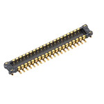 Panasonic A4S Series Straight Surface Mount PCB Header, 60 Contact(s), 0.4mm Pitch, 2 Row(s), Shrouded