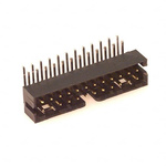 Molex Milli-Grid Series Right Angle Through Hole PCB Header, 24 Contact(s), 2.0mm Pitch, 2 Row(s), Shrouded