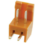 JAE IL-G Series Right Angle Through Hole PCB Header, 2 Contact(s), 2.5mm Pitch, 1 Row(s), Shrouded
