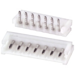 JST EH Series Right Angle Through Hole PCB Header, 7 Contact(s), 2.5mm Pitch, 1 Row(s), Shrouded