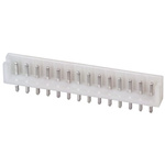 JST EH Series Straight Through Hole PCB Header, 14 Contact(s), 2.5mm Pitch, 1 Row(s), Shrouded