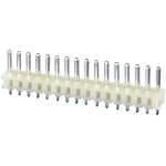 JST NH Series Straight Through Hole Pin Header, 16 Contact(s), 2.5mm Pitch, 1 Row(s), Unshrouded