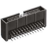 Hirose HIF6 Series Right Angle Through Hole PCB Header, 80 Contact(s), 1.27mm Pitch, 2 Row(s), Shrouded