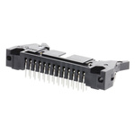 Hirose HIF3B Series Right Angle Through Hole PCB Header, 26 Contact(s), 2.54mm Pitch, 2 Row(s), Shrouded