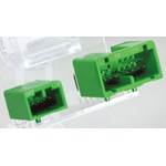 JAE IL-AG5 Series Right Angle Through Hole PCB Header, 16 Contact(s), 2.5mm Pitch, 2 Row(s), Shrouded