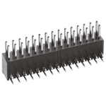 Hirose A2 Series Right Angle Through Hole Pin Header, 16 Contact(s), 2.54mm Pitch, 1 Row(s), Unshrouded