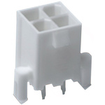 Molex Mini-Fit Jr. Series Straight Through Hole PCB Header, 6 Contact(s), 4.2mm Pitch, 2 Row(s), Shrouded