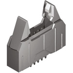 Molex QF-50 Series Straight Through Hole PCB Header, 10 Contact(s), 2.54mm Pitch, 2 Row(s), Shrouded