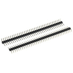 ASSMANN WSW AW140 Series Right Angle Through Hole Pin Header, 36 Contact(s), 2.54mm Pitch, 1 Row(s), Unshrouded