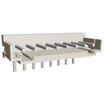 TE Connectivity AMP CT Series Right Angle Through Hole PCB Header, 8 Contact(s), 2.0mm Pitch, 1 Row(s), Shrouded