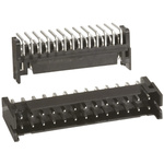 Hirose DF11 Series Right Angle Through Hole PCB Header, 26 Contact(s), 2.0mm Pitch, 2 Row(s), Shrouded