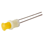 Oxley Yellow Indicator, Lead Wires Termination, 12 V, 5mm Mounting Hole Size