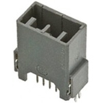 JAE MX34 Series Straight Through Hole PCB Header, 5 Contact(s), 2.2mm Pitch, 1 Row(s), Shrouded
