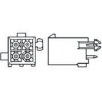 TE Connectivity Mini-Universal MATE-N-LOK Series Straight Through Hole PCB Header, 10 Contact(s), 4.14mm Pitch, 2