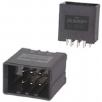TE Connectivity Dynamic 3000 Series Straight Through Hole PCB Header, 6 Contact(s), 3.8mm Pitch, 2 Row(s), Shrouded