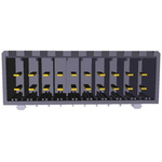 TE Connectivity Dynamic 3000 Series Right Angle Through Hole PCB Header, 20 Contact(s), 5.08mm Pitch, 2 Row(s), Shrouded
