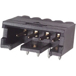 TE Connectivity AMPMODU MOD II Series Right Angle Through Hole PCB Header, 4 Contact(s), 2.54mm Pitch, 1 Row(s),