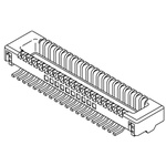 Molex SlimStack Series Straight Surface Mount PCB Header, 80 Contact(s), 0.4mm Pitch, 2 Row(s), Shrouded