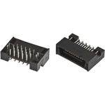 Hirose FX2 Series Right Angle Through Hole PCB Header, 20 Contact(s), 1.27mm Pitch, 2 Row(s), Shrouded